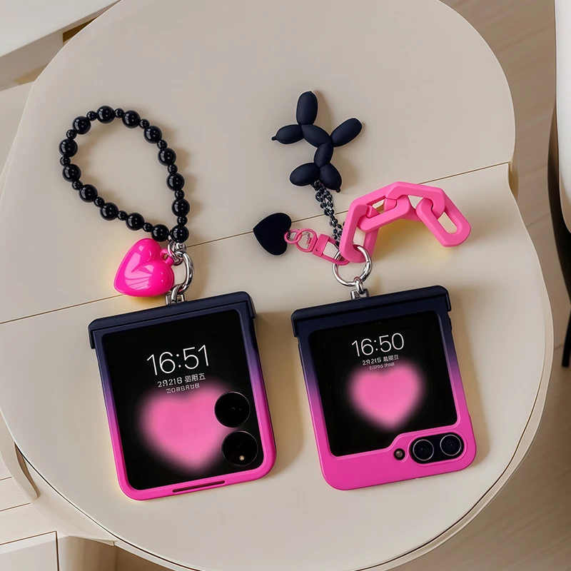 Motorola Tablet Accessories - Zwarte Rozen Gradient Liefde Hond Kettinghoesje