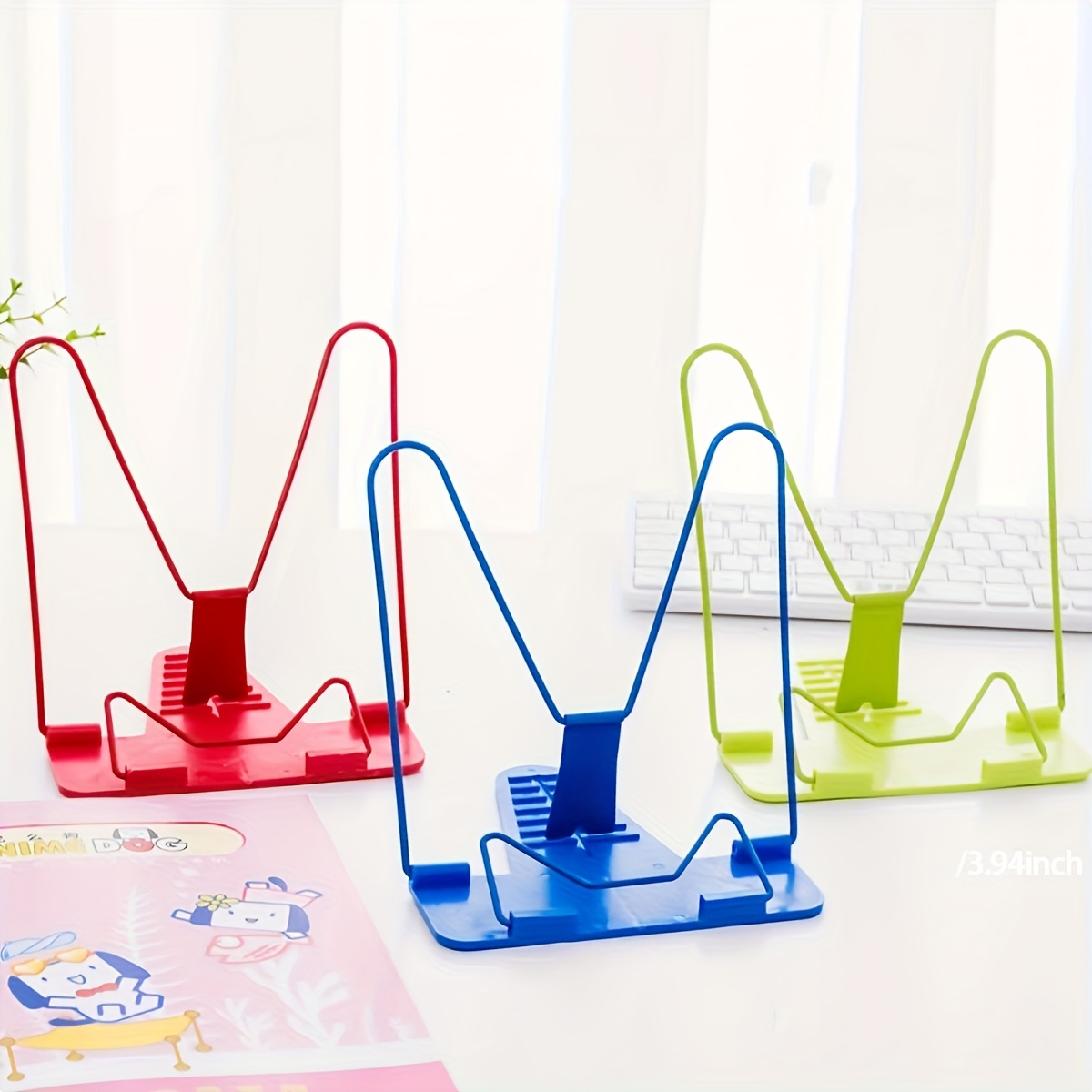 Useful Tablet Accessories - Opvouwbare bureau-boekenstandaard, leeshouder met verstelbare hoek,