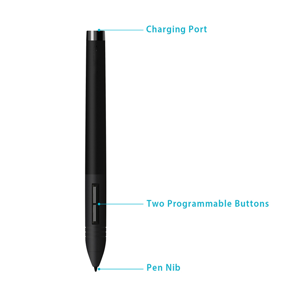 Huion Tablet Accessories - PEN80 Oplaadbare Digitale Pen Stylus voor