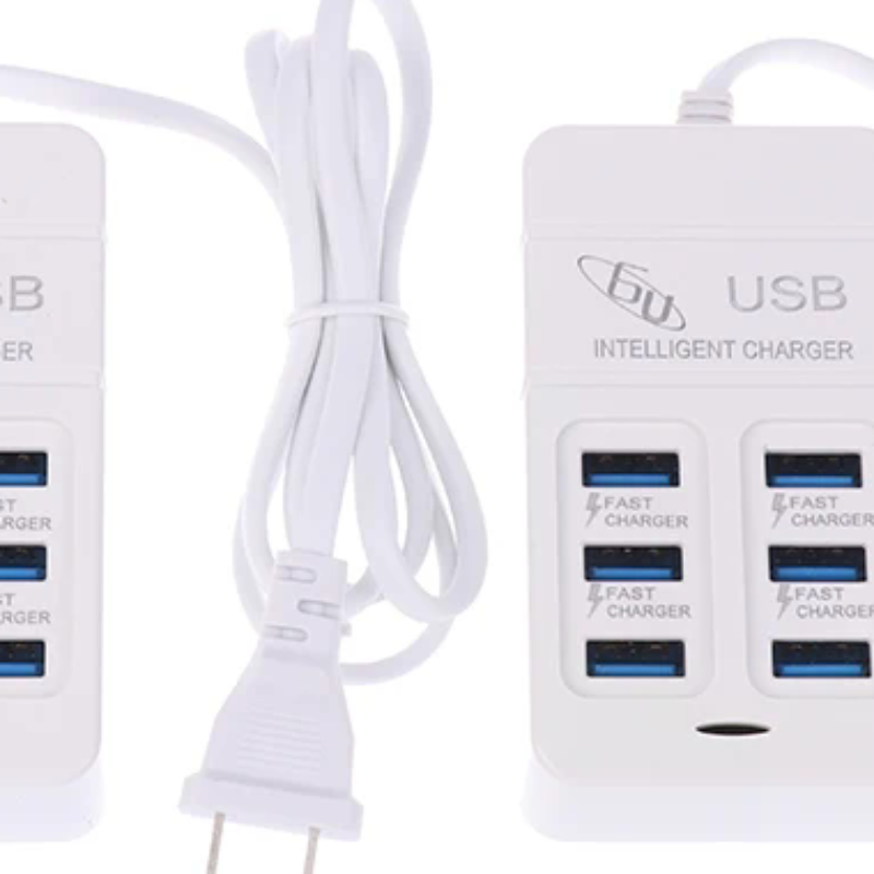 Usb Hub Type C - 1 PC US Plug 6 Poorten