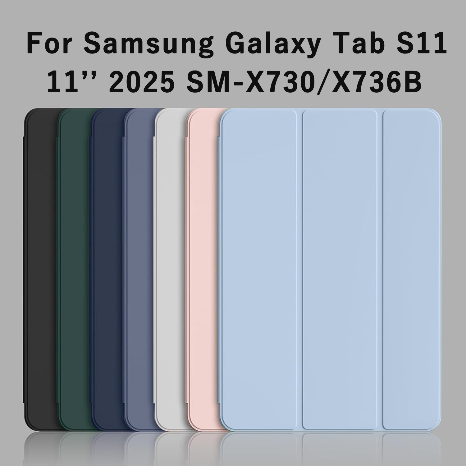 Vortex Tablet Accessories - Drievoudig opvouwbare flipcase voor Samsung Galaxy