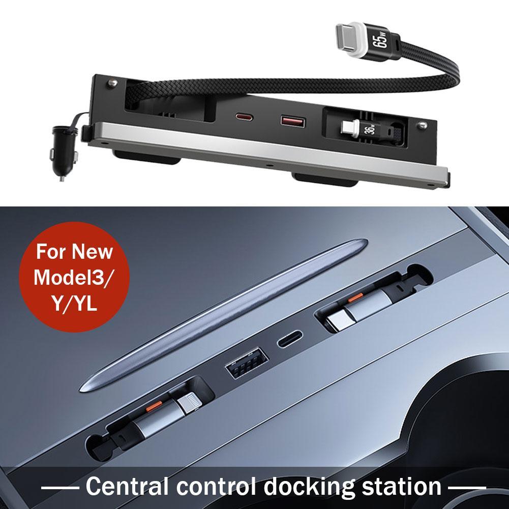 Usb Hub Type C - Centraal Controle-Dockingstation voor Auto's USB A