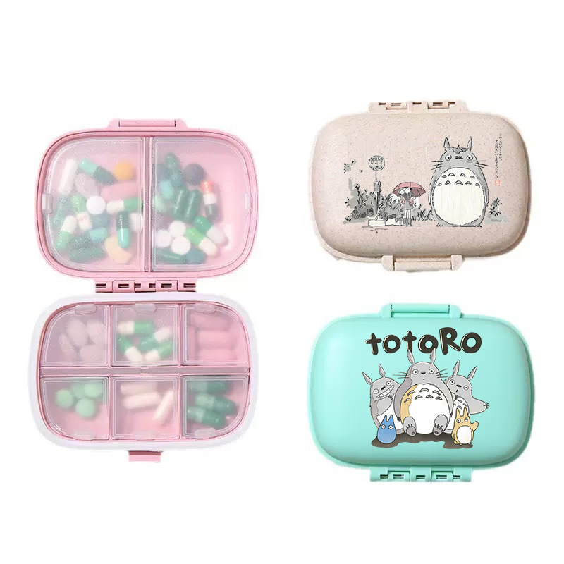 Cool Tablet Accessories - Totoro Mini Draagbare Pillendoosje 8 Vakjes