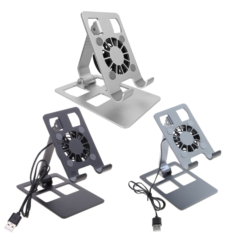 Useful Tablet Accessories - Mobiele telefoonstandaard Draagbare koelventilator Warmteafvoer voor