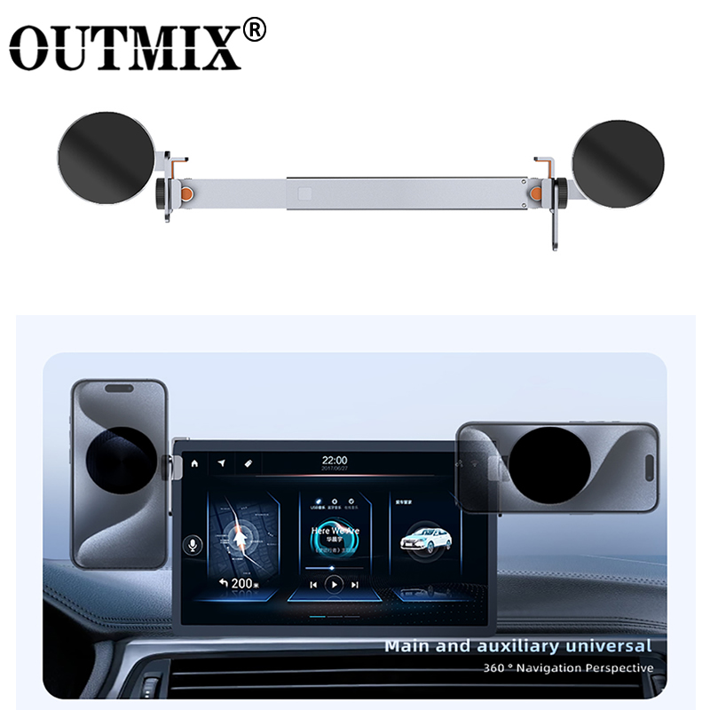 Tesla Tablet Accessories - Dual Magsafe Auto Telefoon- en Tablet