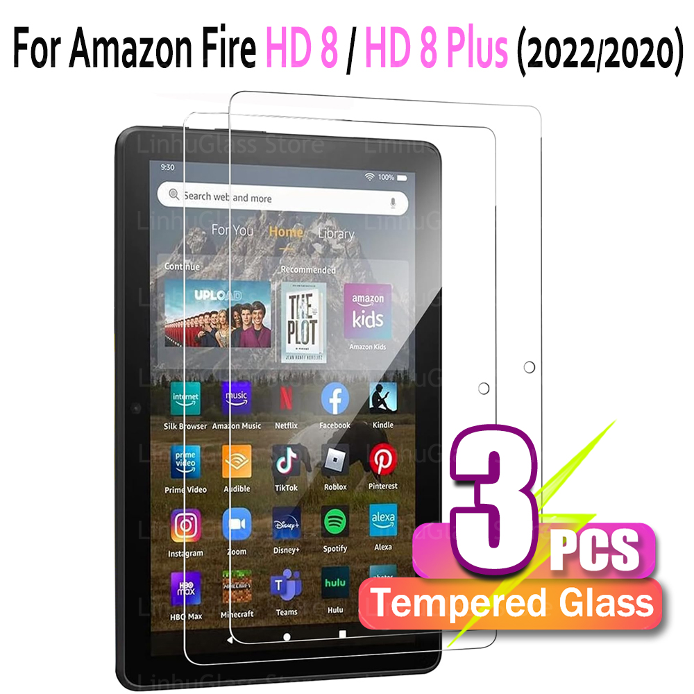 Temu Tablet Accessories - Schermbeschermer voor Fire HD 8 &