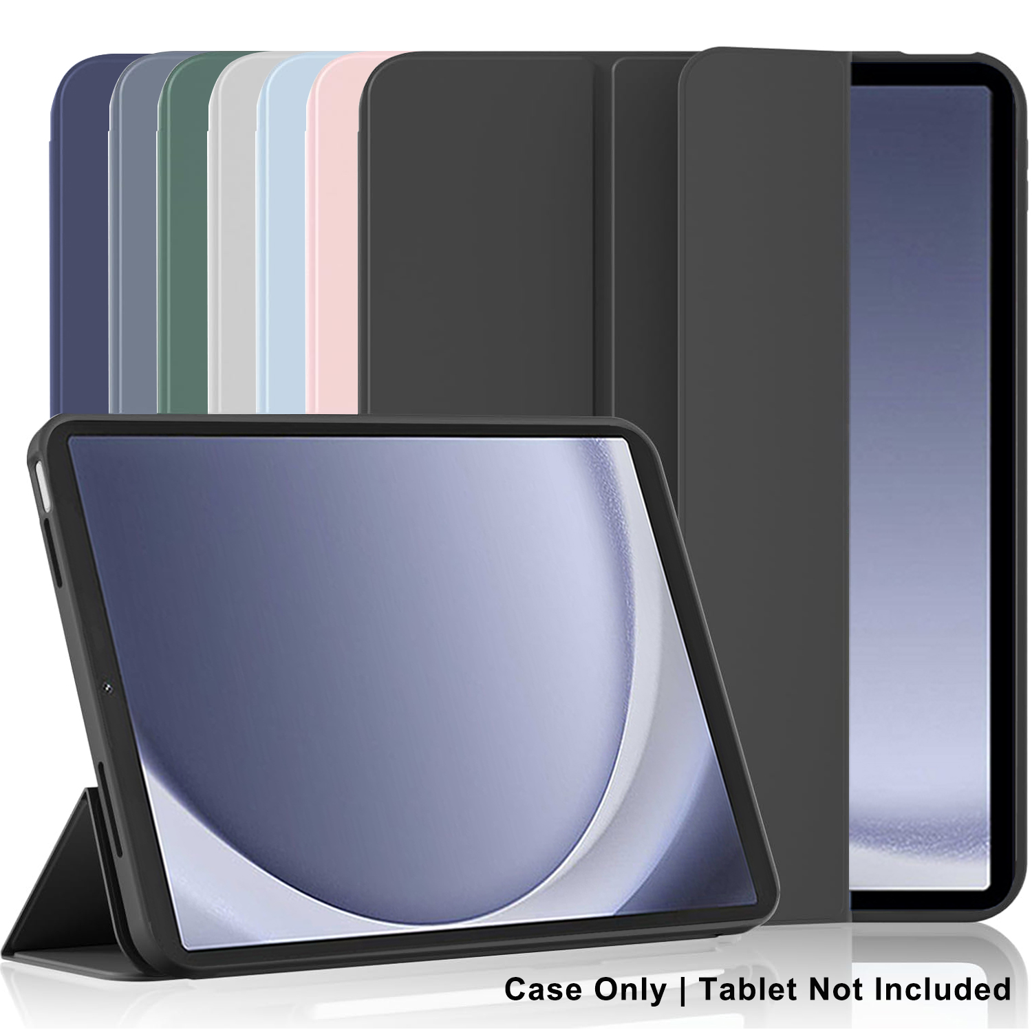 Samsung Tablet A9 Accessories - Drievoudig opvouwbare flipcase voor Samsung Galaxy