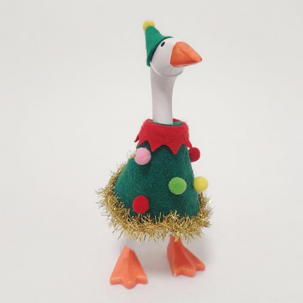 Unique Table Accessories - Unieke kersttafelaccessoire tafelblad gansoutfit Feestelijke kerstboomgansoutfit