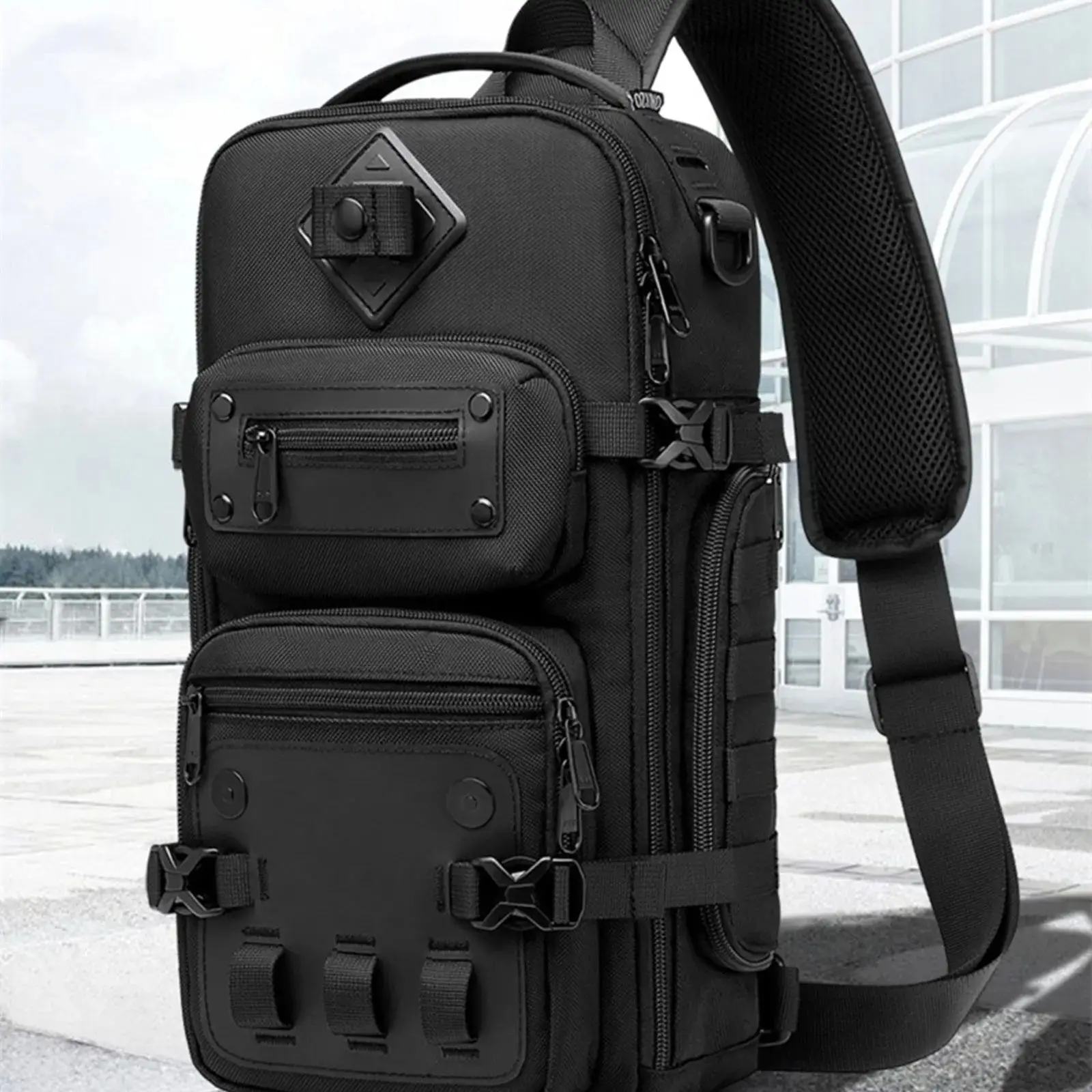 Tablet Shoulder Bag - Tactische Borsttas Outdoor Man Schouder Crossbody