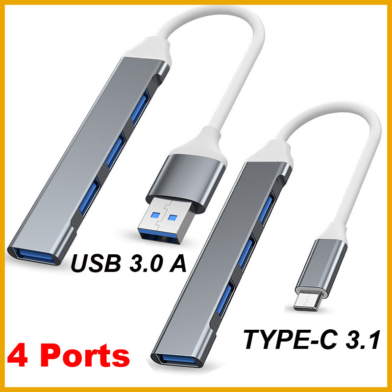 Usb Hub Type C - USB 3.0 TYPE-C 3.1 4-poorts USB