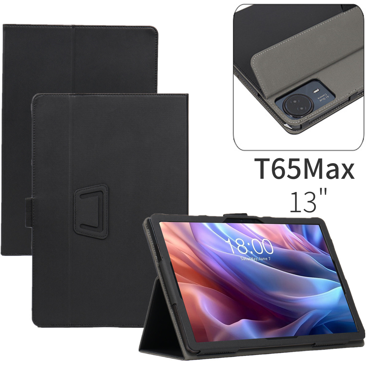 Teclast Tablet Accessories - Smart Case voor Teclast T65Max Tablet,