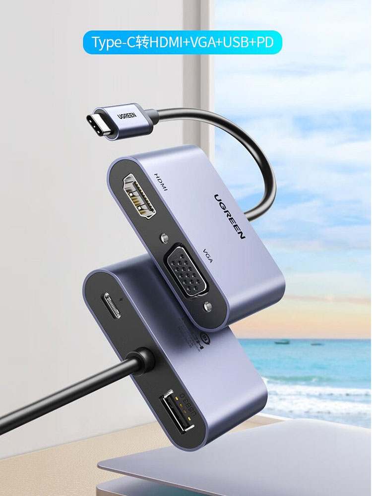 Usb Hub Type C - UGREEN USB-C Hub Type-C naar HDMI