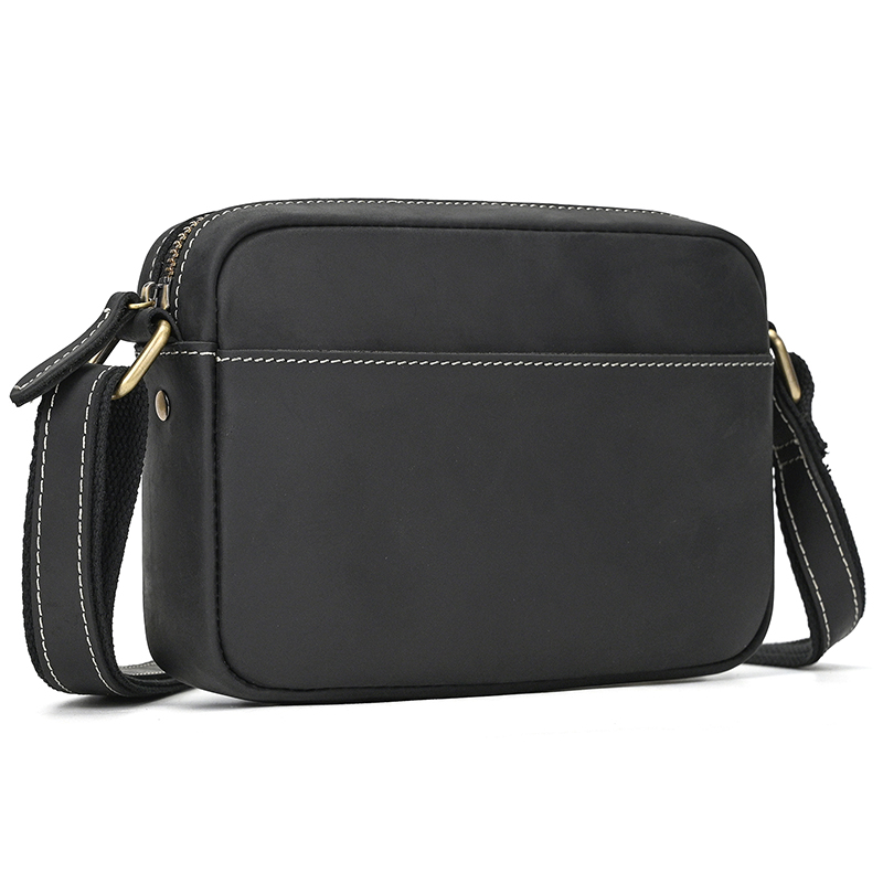 Tablet Shoulder Bag - Crazy Horse lederen heren crossbody tas