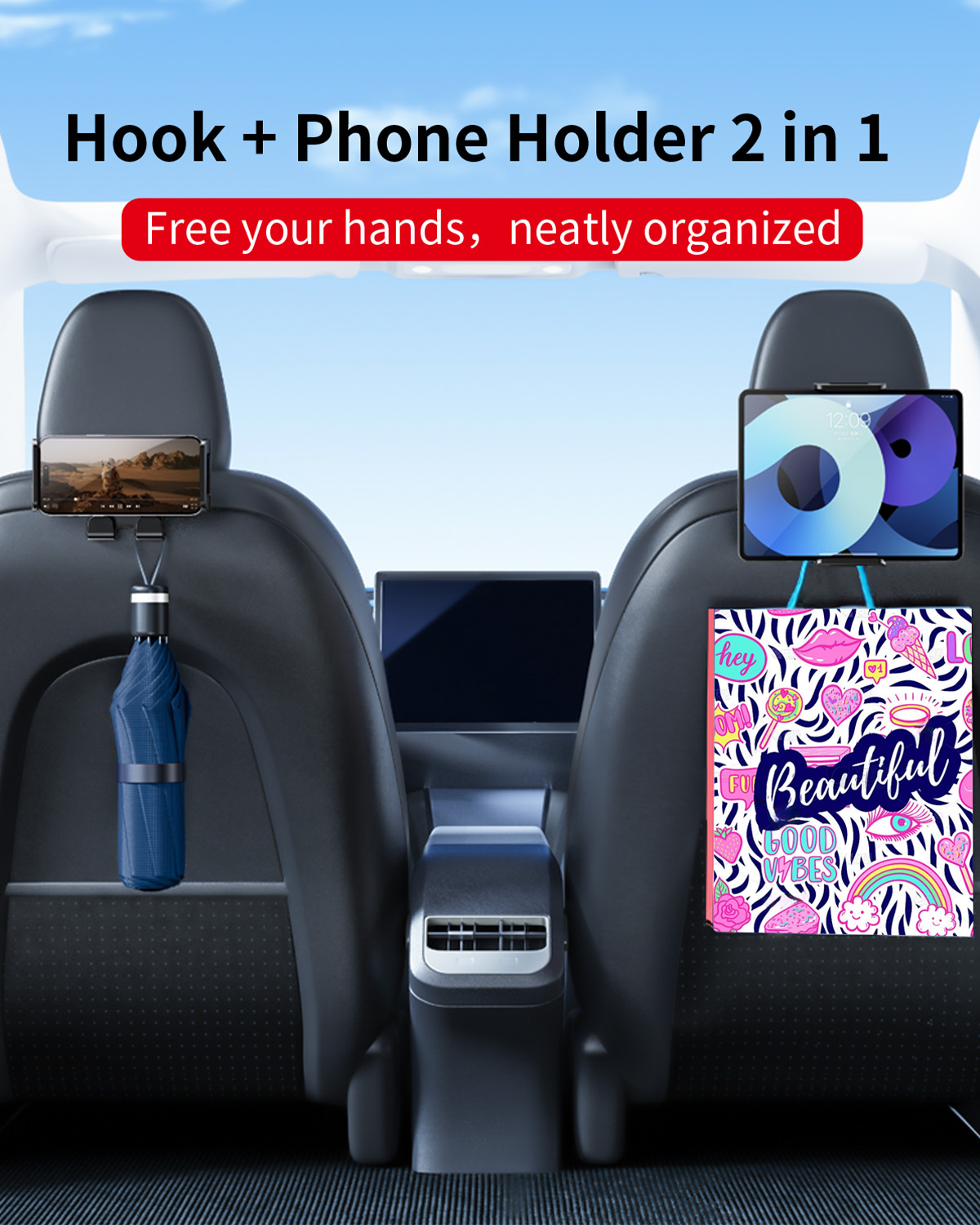 Hipacool Auto Achterbank Mount - Tesla Tablet Accessories recensie en prijs