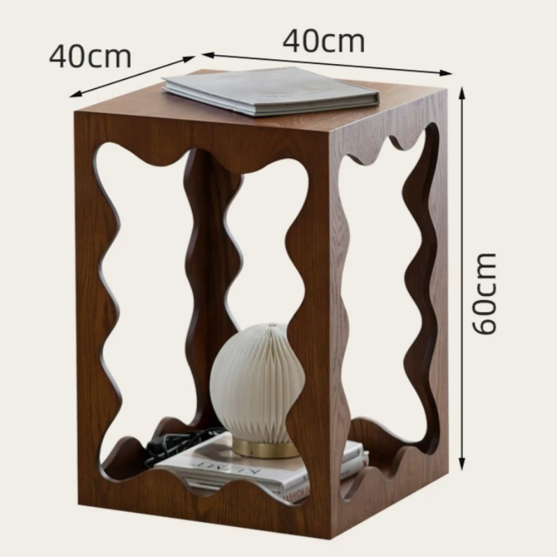 Lage houten unieke bijzettafel - Unique Table Accessories recensie en prijs