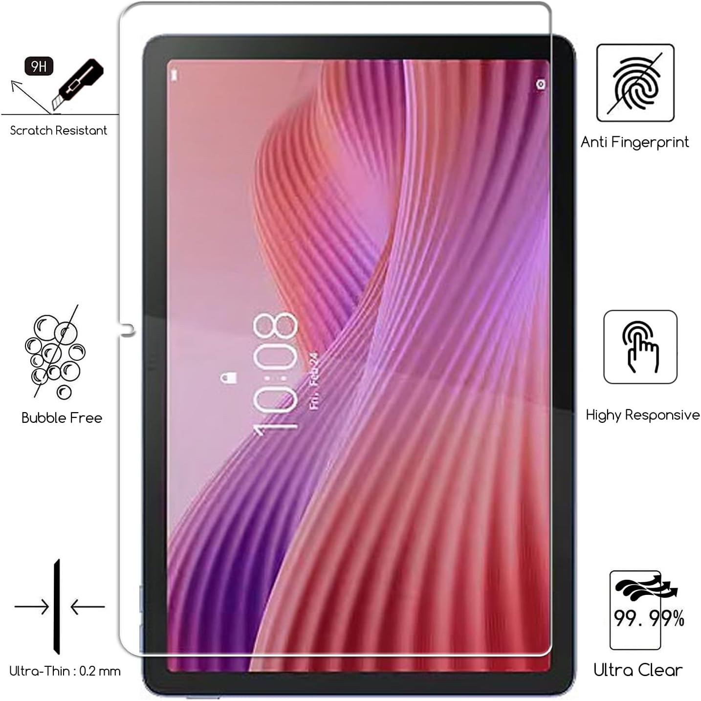 1 PCS 9H Gehard Glas Tablet Sc - Temu Tablet Accessories recensie en prijs