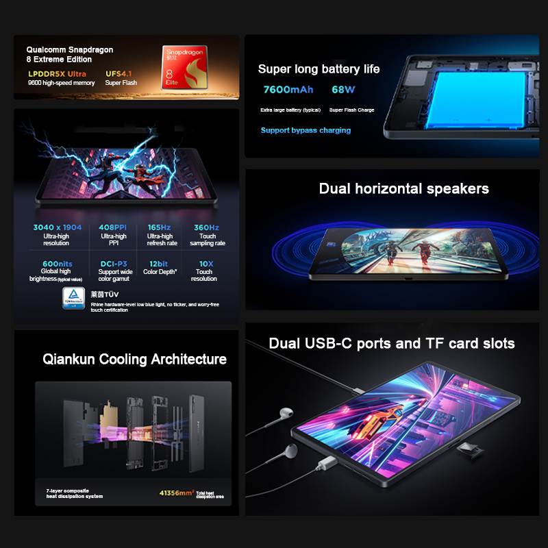 Originele Lenovo Legion Y700 4 - Tablet Accessories For Gaming recensie en prijs