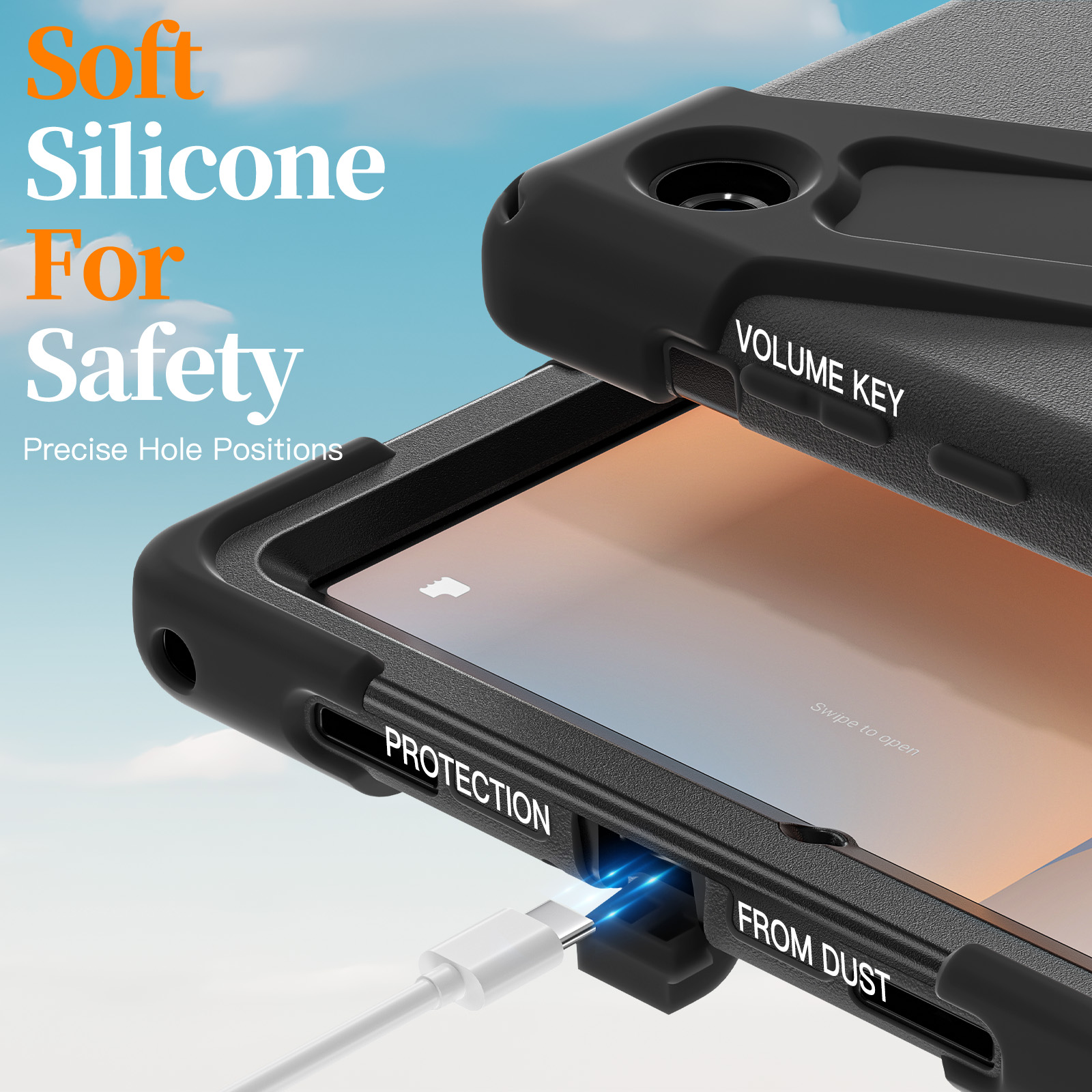AJIUYU 360 °   Draaibare robuu - Vortex Tablet Accessories recensie en prijs