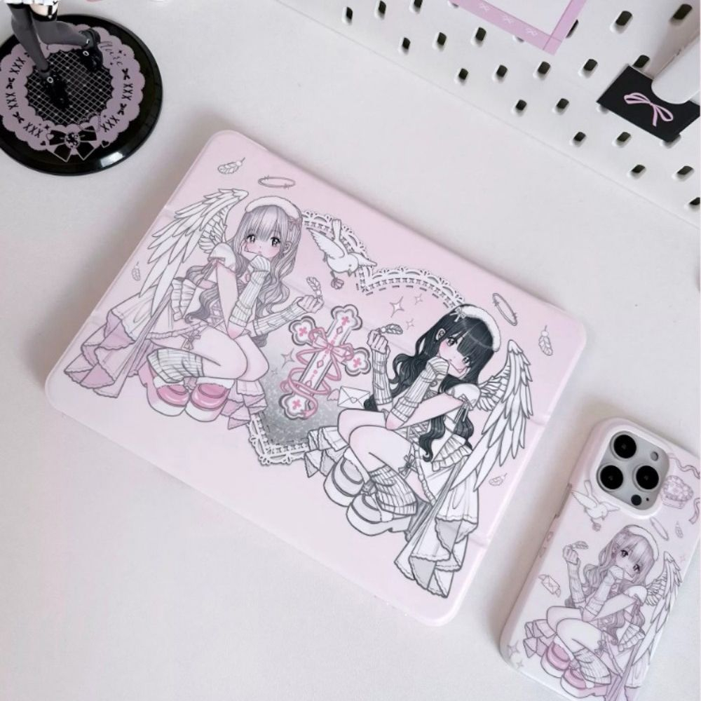 Anime Angel Girl Roze Y2K Tabl - Cool Tablet Accessories recensie en prijs