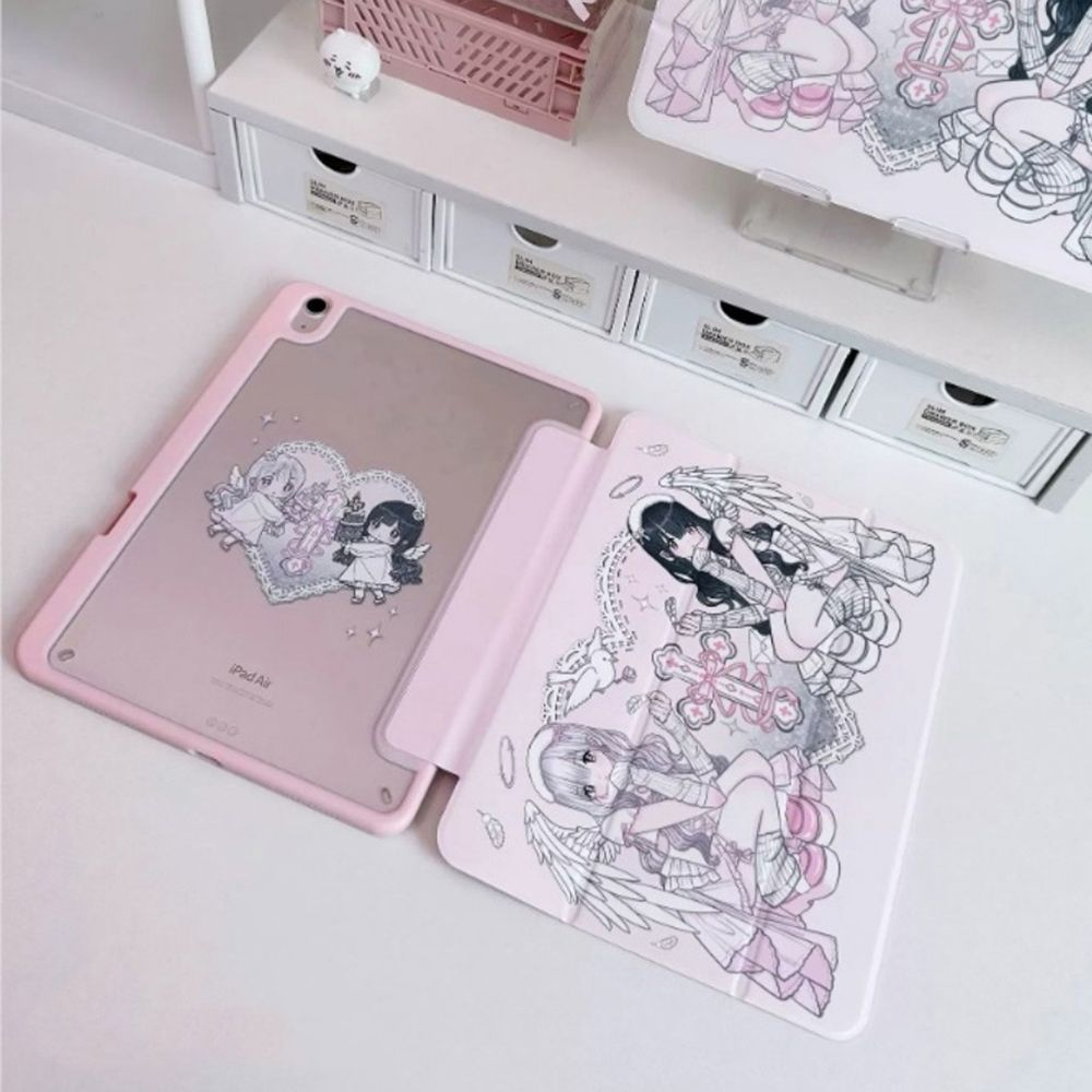 Anime Angel Girl Roze Y2K Tabl - Cool Tablet Accessories recensie en prijs
