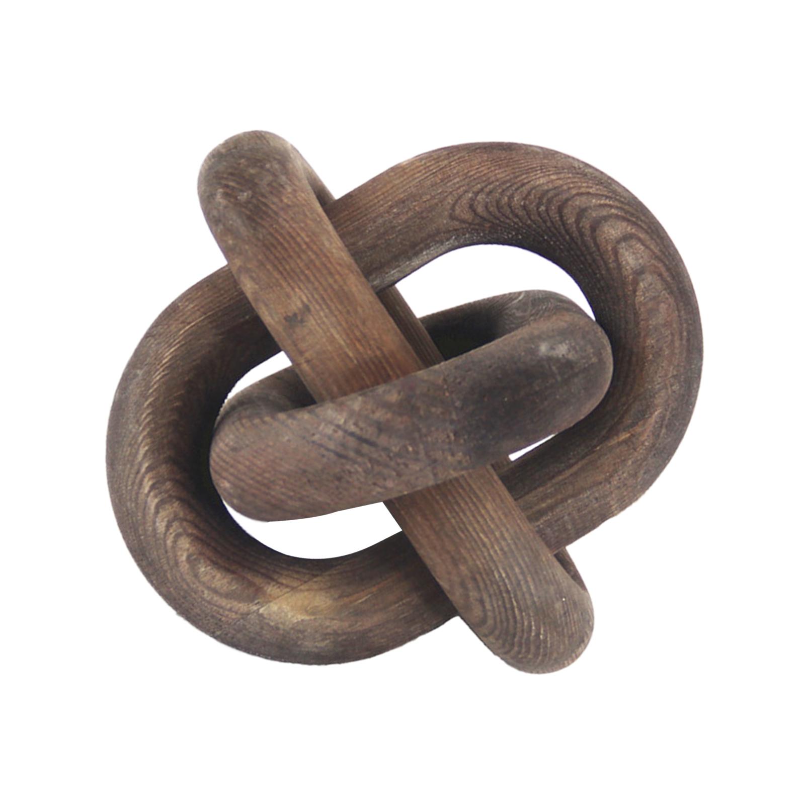 Houten kettingdecoratie, 3-del - Unique Table Accessories recensie en prijs