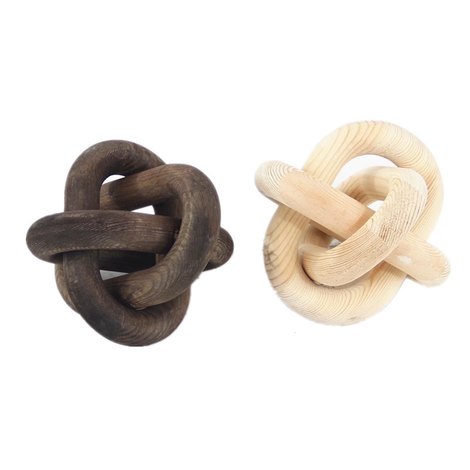 Houten kettingdecoratie, 3-del - Unique Table Accessories recensie en prijs