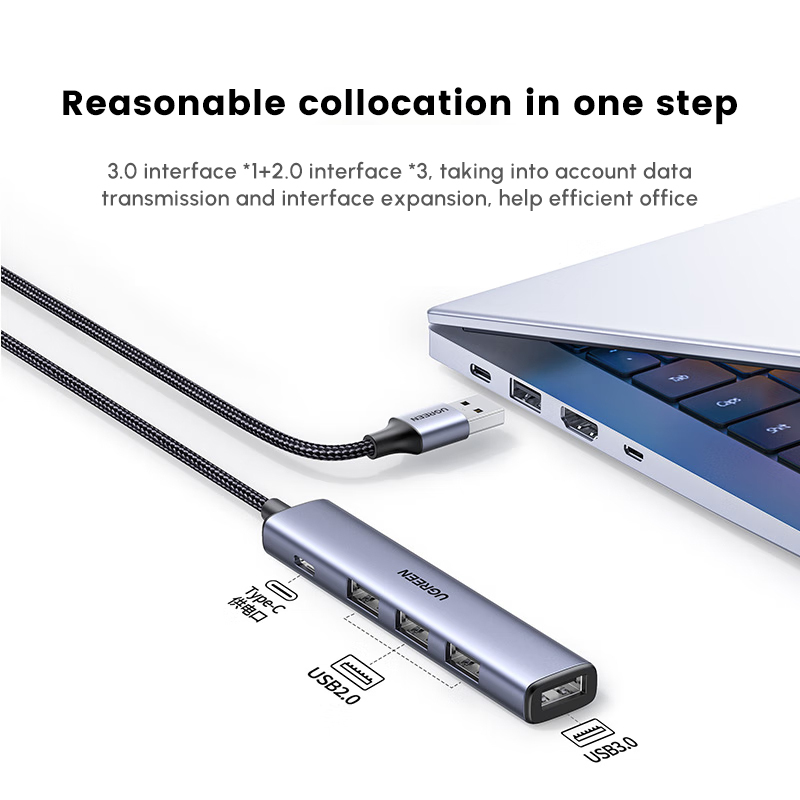 UGREEN USB-hub met 4 USB2.0-po - Usb Hub Type C recensie en prijs