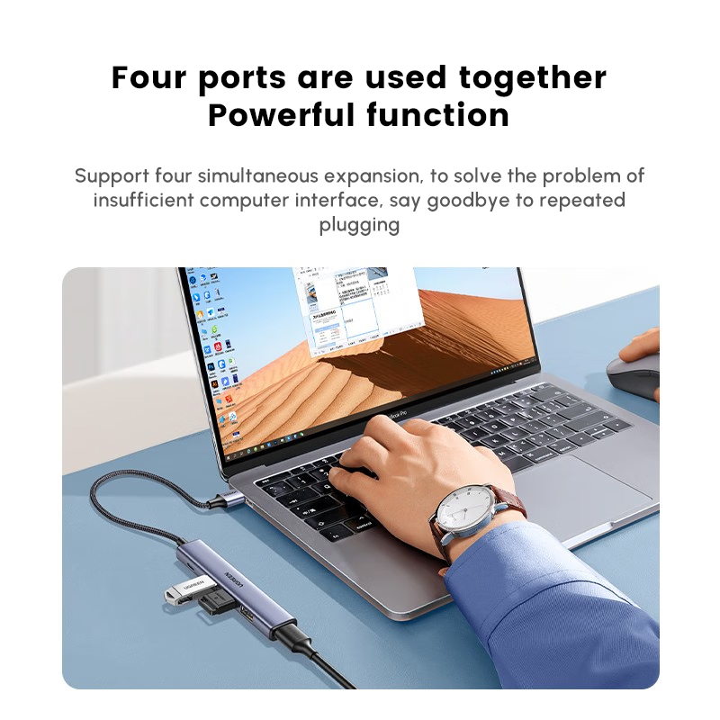 UGREEN USB-hub met 4 USB2.0-po - Usb Hub Type C recensie en prijs