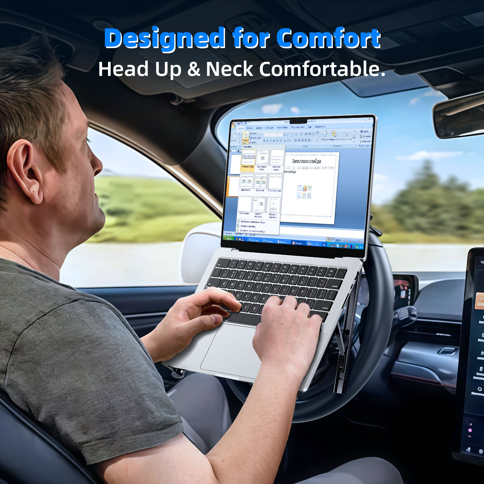 Eary Car Laptop Mount Stuurwie - Tesla Tablet Accessories recensie en prijs