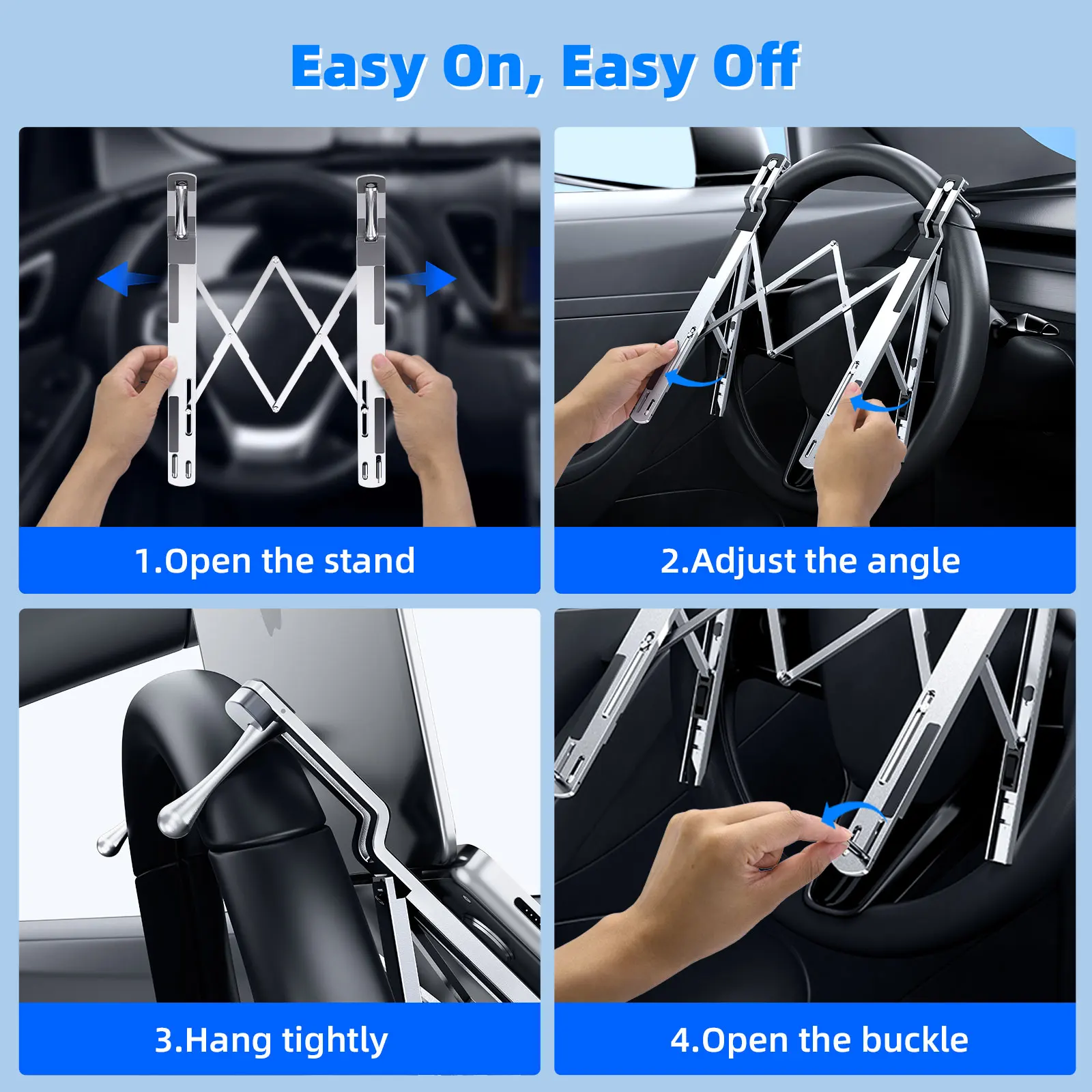 Eary Car Laptop Mount Stuurwie - Tesla Tablet Accessories recensie en prijs