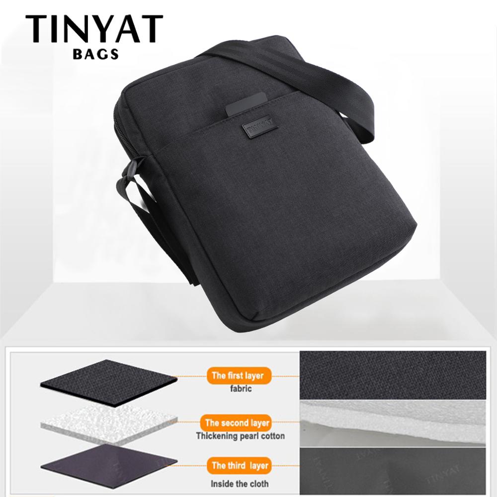 TINYAT Herentassen Lichte canv - Tablet Shoulder Bag recensie en prijs