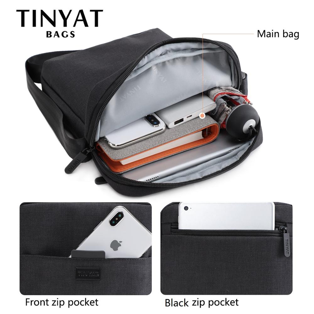 TINYAT Herentassen Lichte canv - Tablet Shoulder Bag recensie en prijs