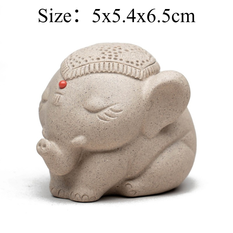 1 PC Paarse Klei Vrede Olifant - Unique Table Accessories recensie en prijs