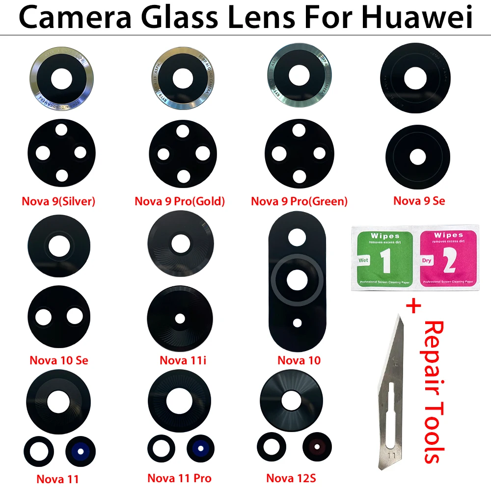 10 STUKS Achtercamera Glazen L - Huawei Nova 12 recensie en prijs