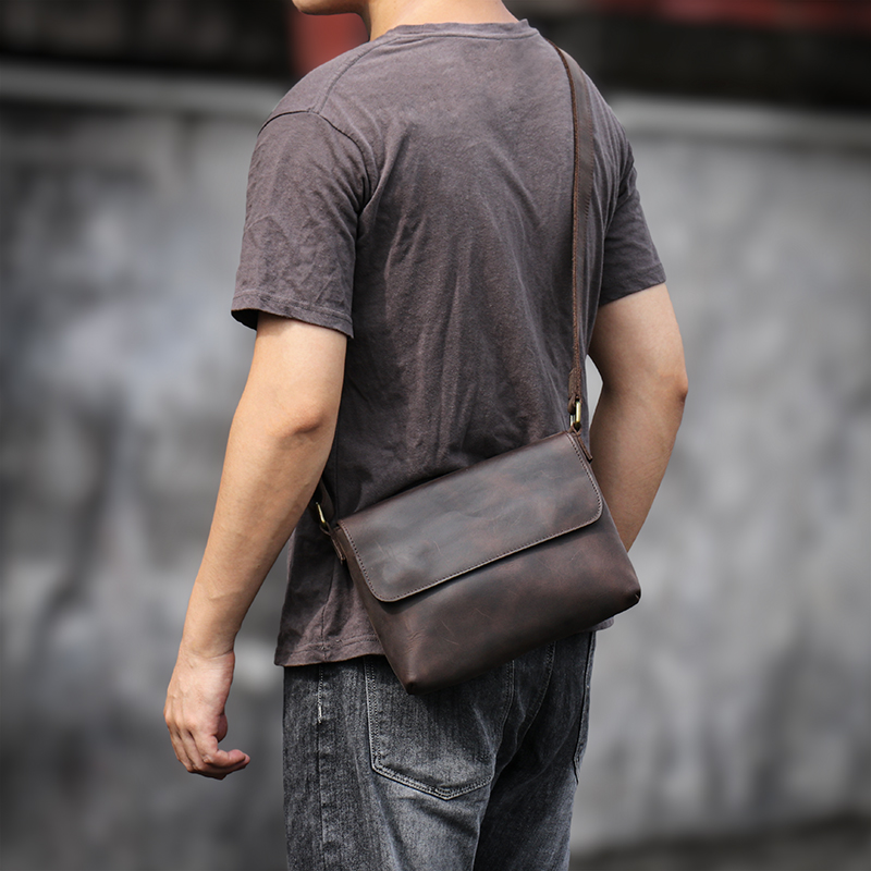 Guro Vintage Echt Lederen Scho - Tablet Shoulder Bag recensie en prijs
