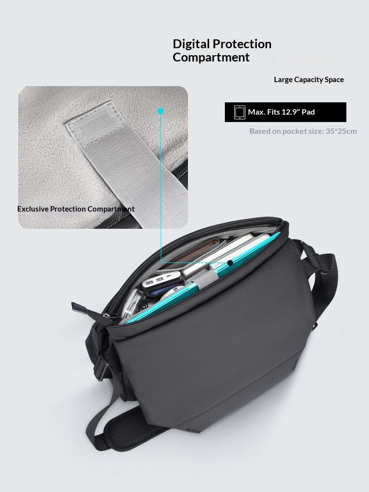 MARK RYDEN Sling Bag Heren Mes - Tablet Shoulder Bag recensie en prijs