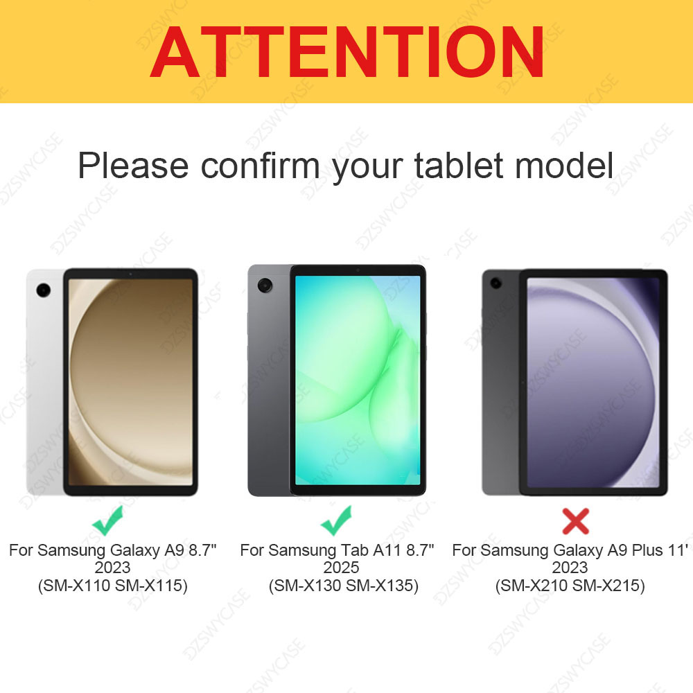 Siliconen hoesje voor Samsung  - Samsung Tablet A9 Accessories recensie en prijs