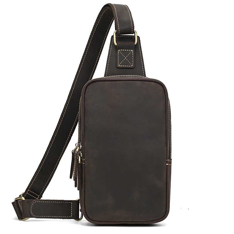 Echt leer Herenborsttas Dames  - Tablet Shoulder Bag recensie en prijs