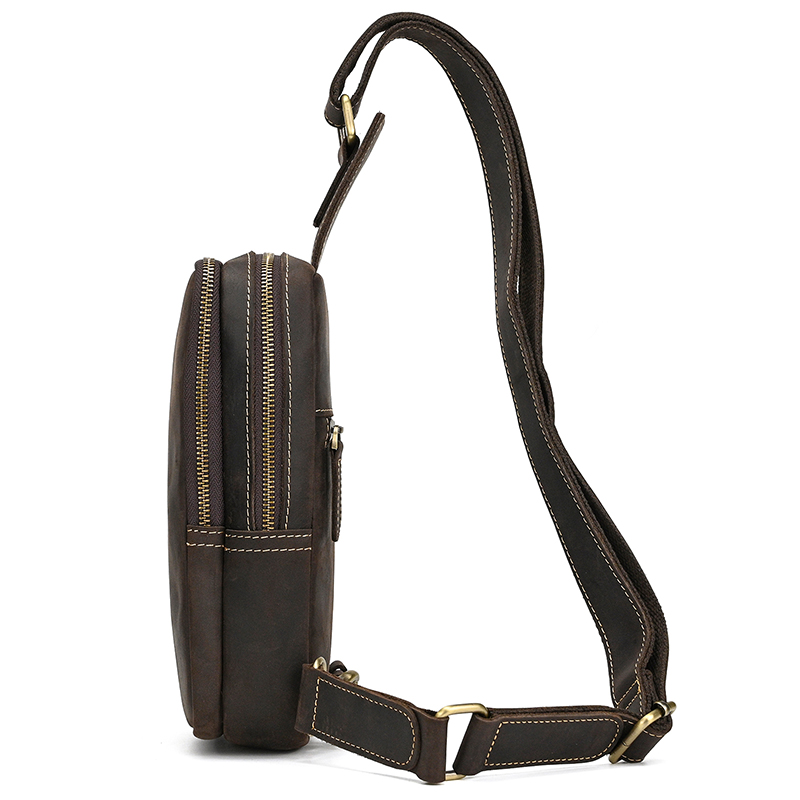 Echt leer Herenborsttas Dames  - Tablet Shoulder Bag recensie en prijs