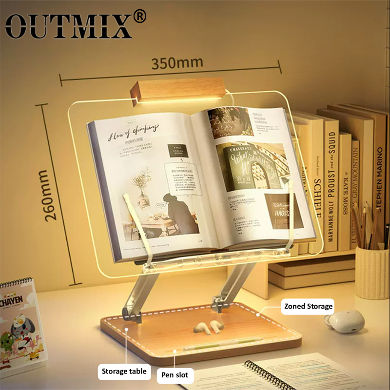 Houten leesstandaard met licht - Useful Tablet Accessories recensie en prijs