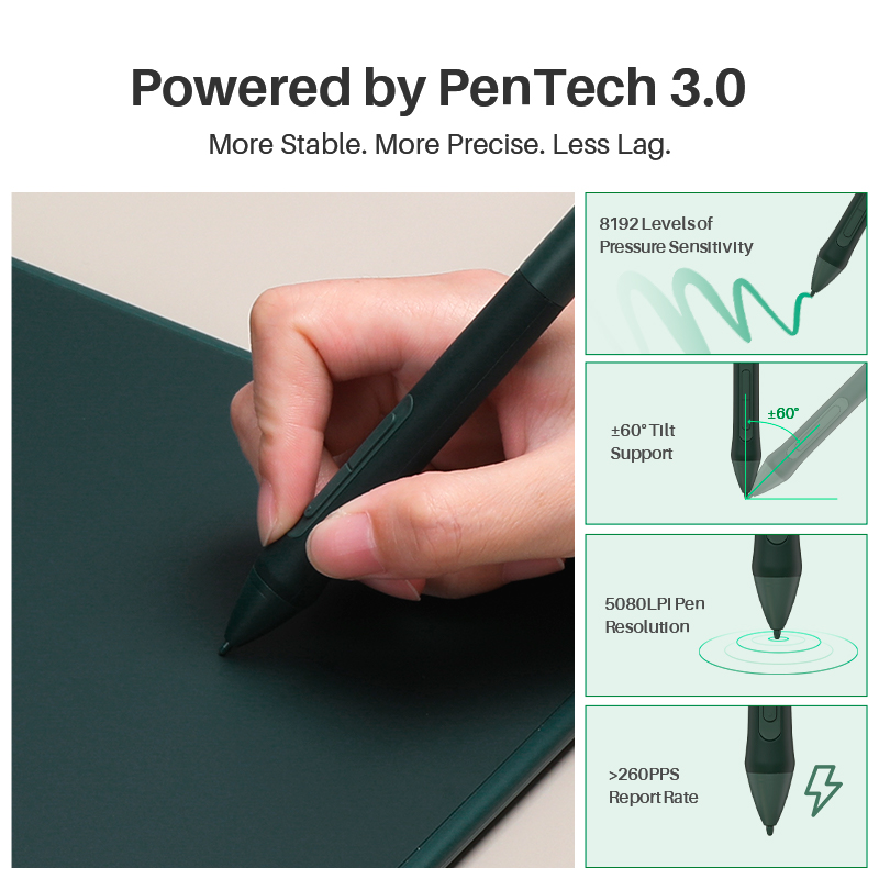 Huion Inspiroy 2 M H951P grafi - Huion Tablet Accessories recensie en prijs