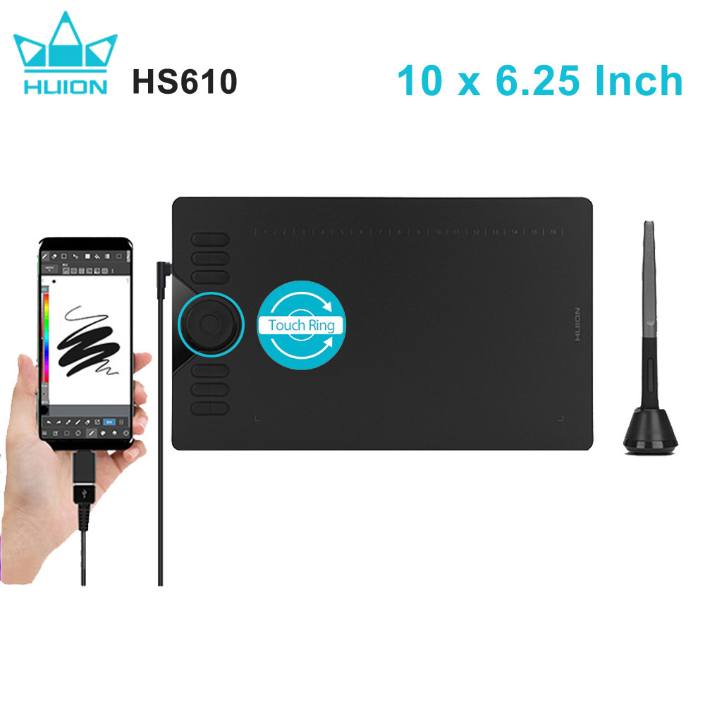Huion HS610 Grafische Tablets  - Huion Tablet Accessories recensie en prijs