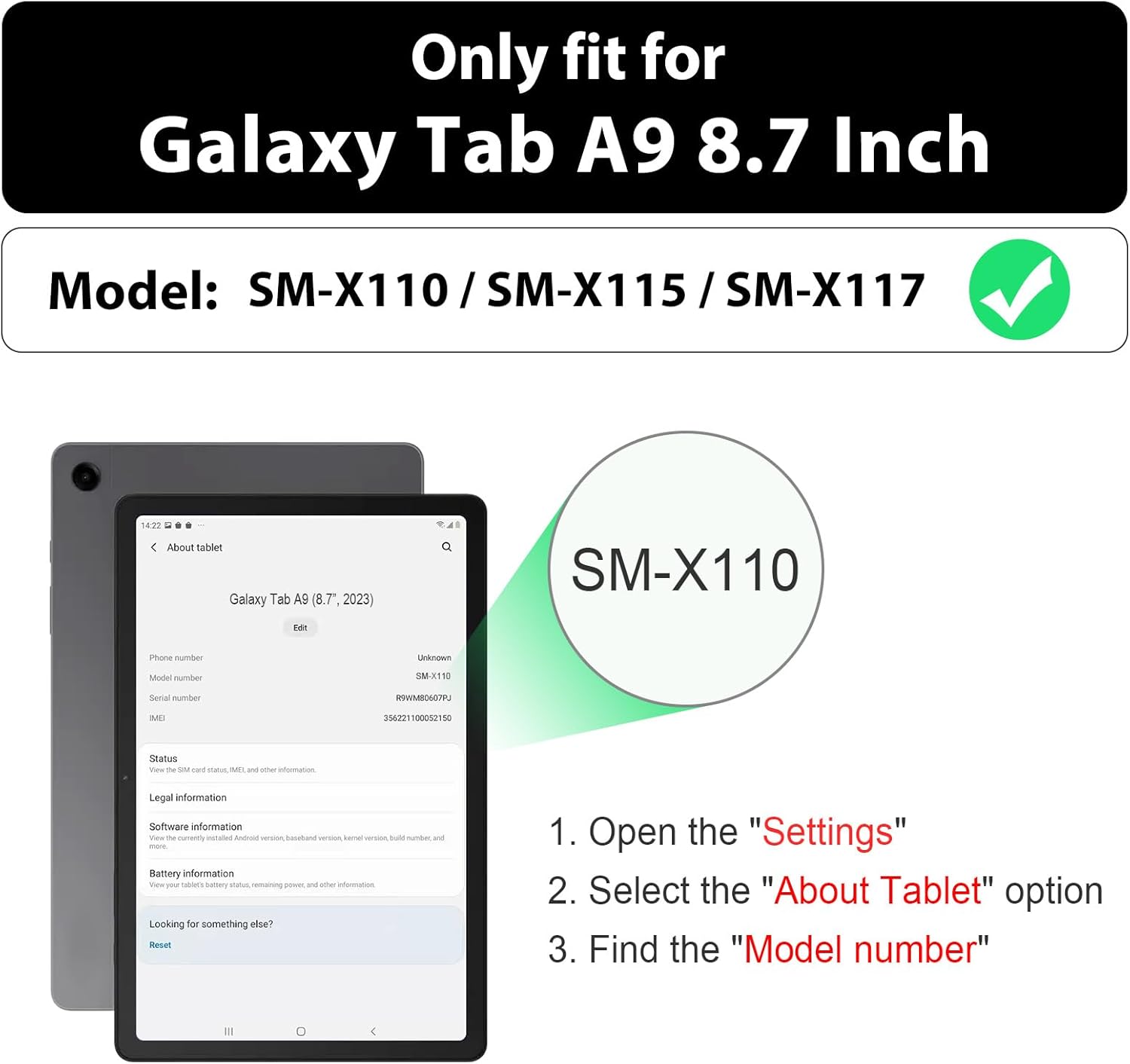 Voor Samsung Galaxy Tab A9 202 - Samsung Tablet A9 Accessories recensie en prijs